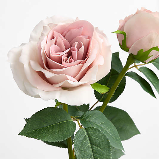 Faux Tea Stained Rose Stem 18" by Abigail Ahern
