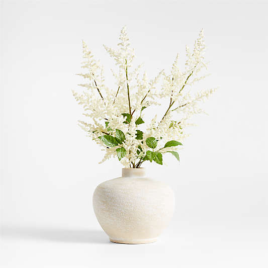 Faux White Astilbes Stem 40" by Abigail Ahern