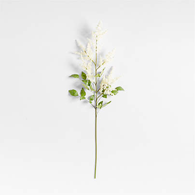 Faux White Astilbes Stem 40" by Abigail Ahern