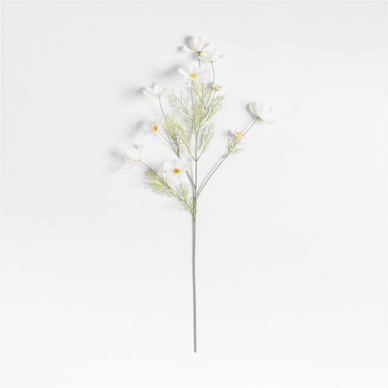 Faux White Cosmo Stem 35" by Abigail Ahern - image 0 of 4