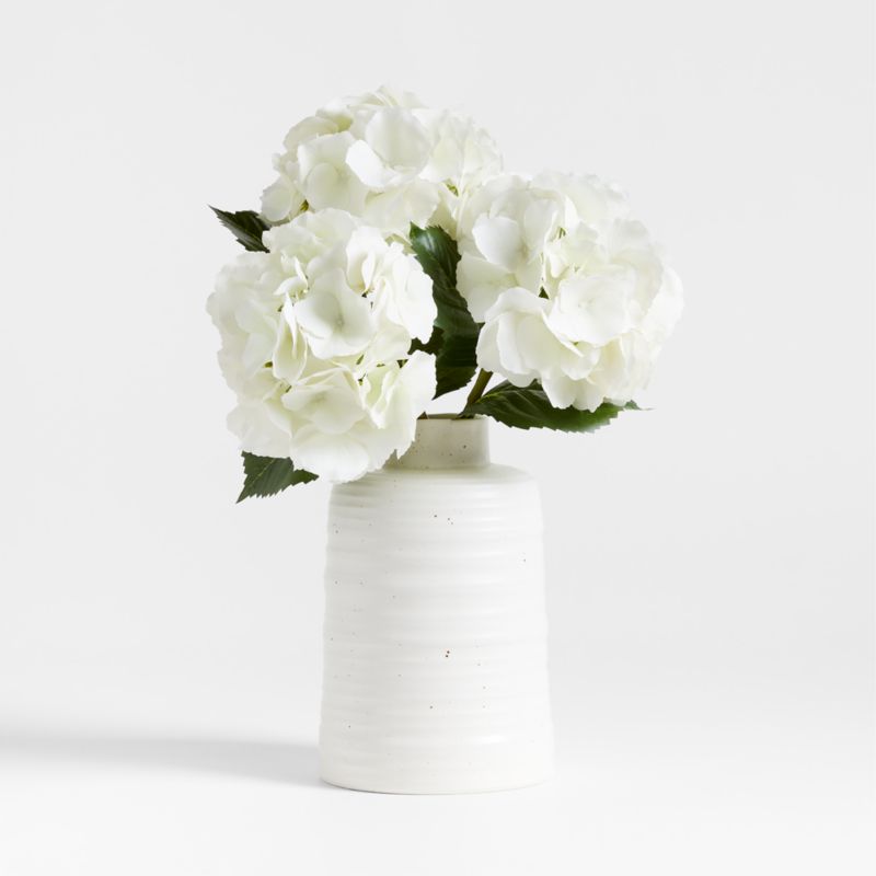 Faux White Hydrangea Stem 20" by Abigail Ahern - image 1 of 3