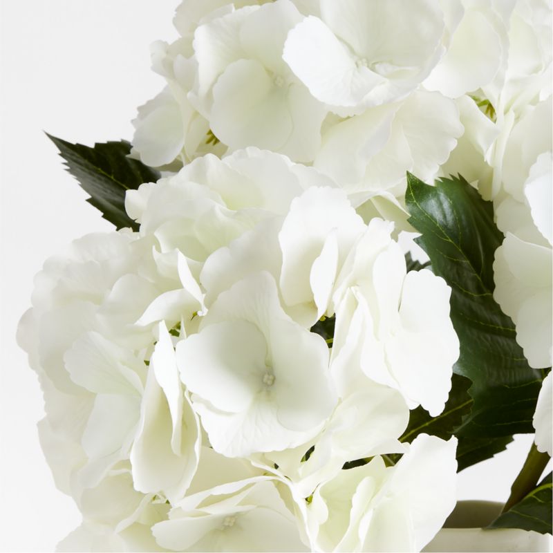 Faux White Hydrangea Stem 20" by Abigail Ahern - image 2 of 3