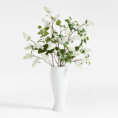 View Faux White Lilac Spray 50" by Abigail Ahern details