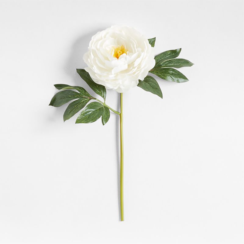 Faux White Peony Stem 20" by Abigail Ahern - image 0 of 4