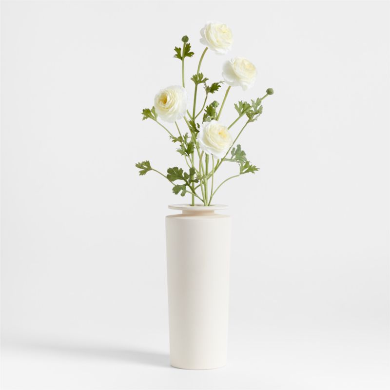 Faux White Ranunculus Stem 35" by Abigail Ahern - image 1 of 4