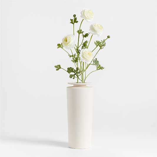 Faux White Ranunculus Stem 35" by Abigail Ahern