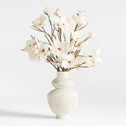 Faux Blooming Magnolia Stem 41" by Abigail Ahern