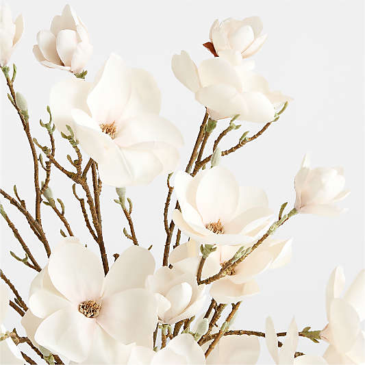 Faux Blooming Magnolia Stem 41" by Abigail Ahern