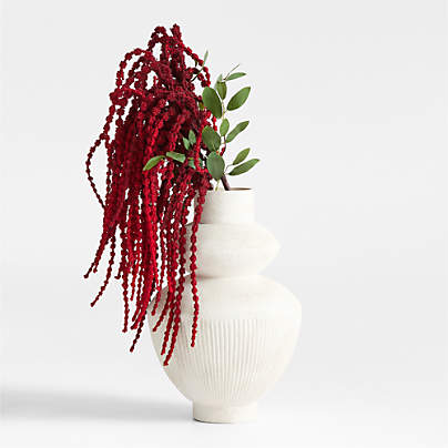 Faux Deep Red Drooping Amaranthus 45" by Abigail Ahern