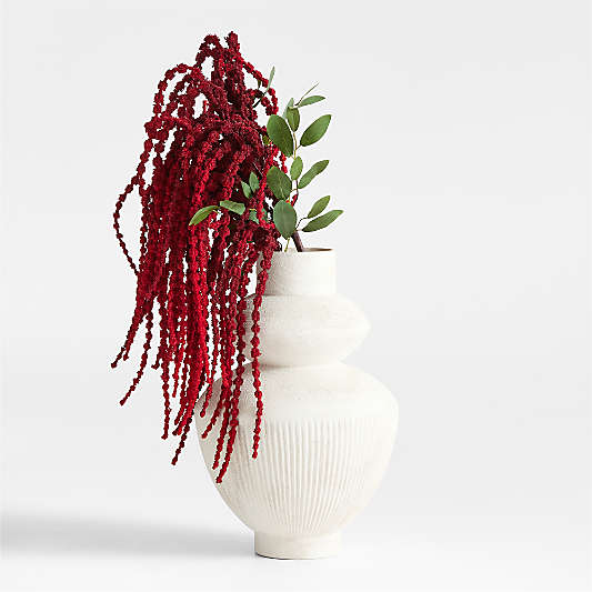 Faux Deep Red Drooping Amaranthus 45" by Abigail Ahern