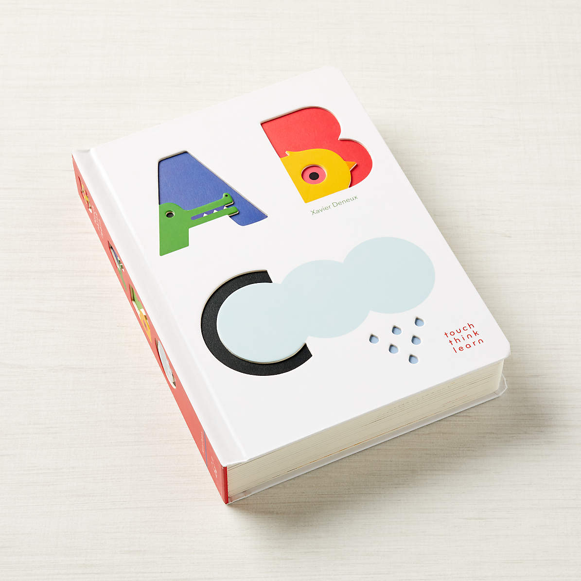 ABC Touch Think Learn Baby Board Book by Xavier Deneux + Reviews | Crate &  Kids