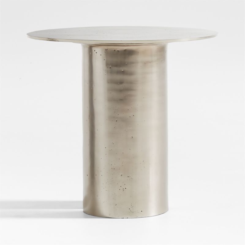 Argent Metal 20" Side Table by Athena Calderone - image 6 of 9