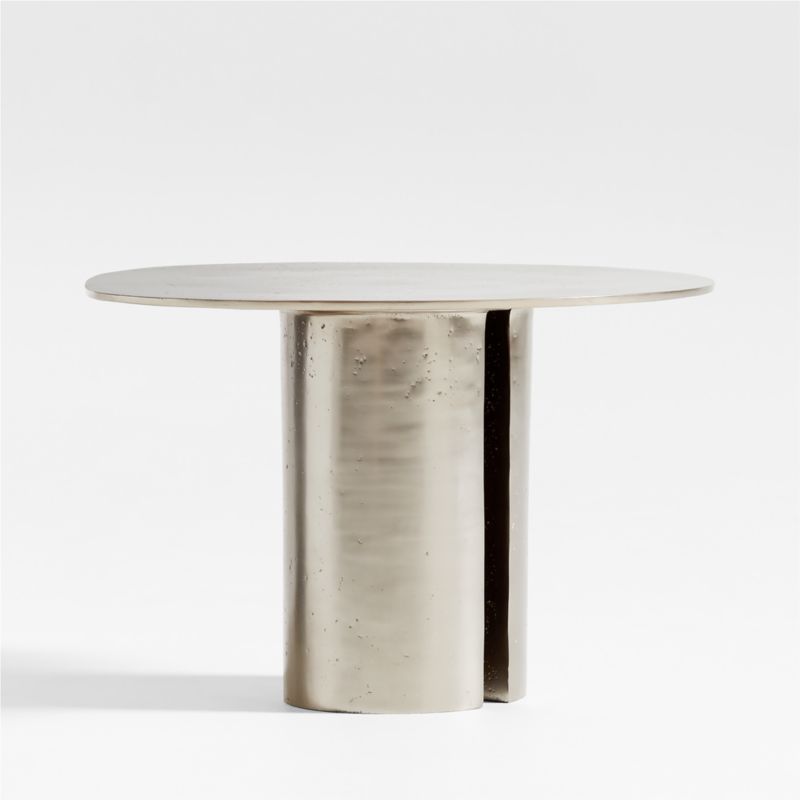 Argent Metal 25" Side Table by Athena Calderone - image 3 of 7