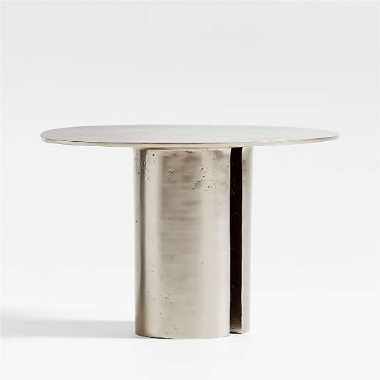 Argent Metal 25" Side Table by Athena Calderone