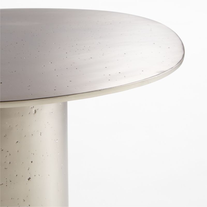 Argent Metal 25" Side Table by Athena Calderone - image 6 of 7