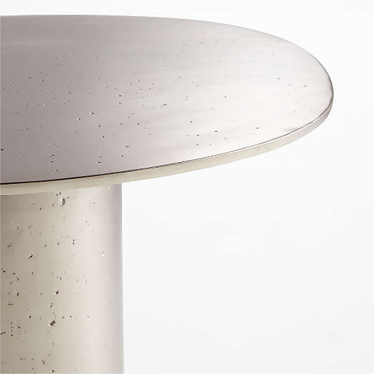 Argent Metal 20" Side Table by Athena Calderone