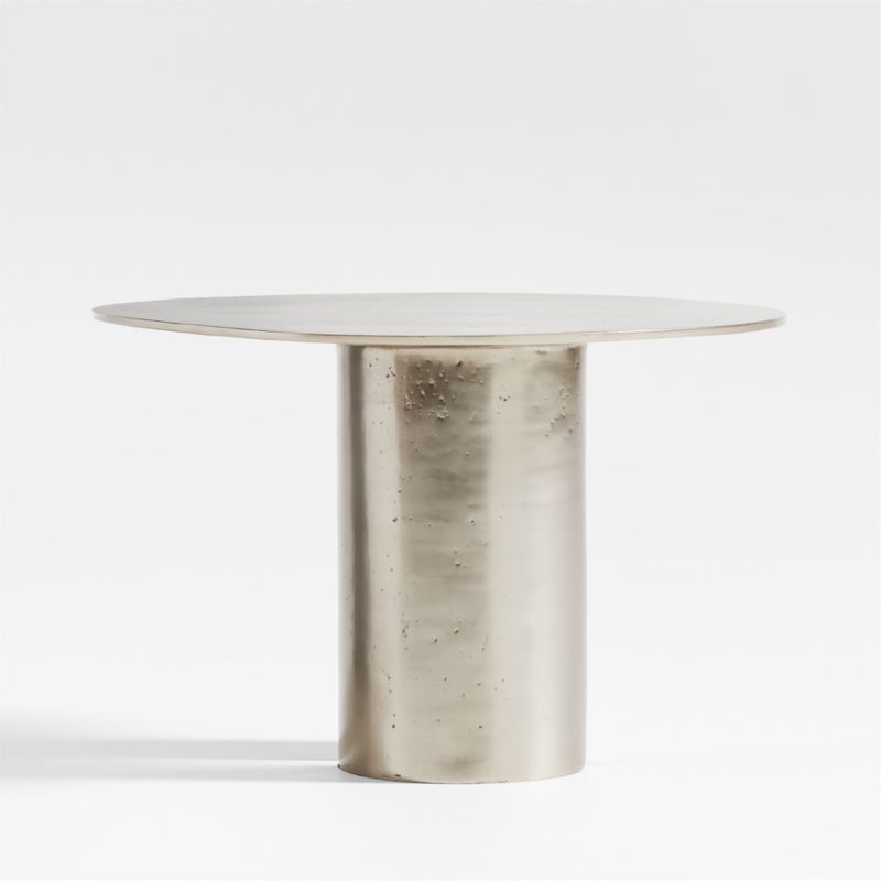 Argent Metal 25" Side Table by Athena Calderone - image 4 of 7