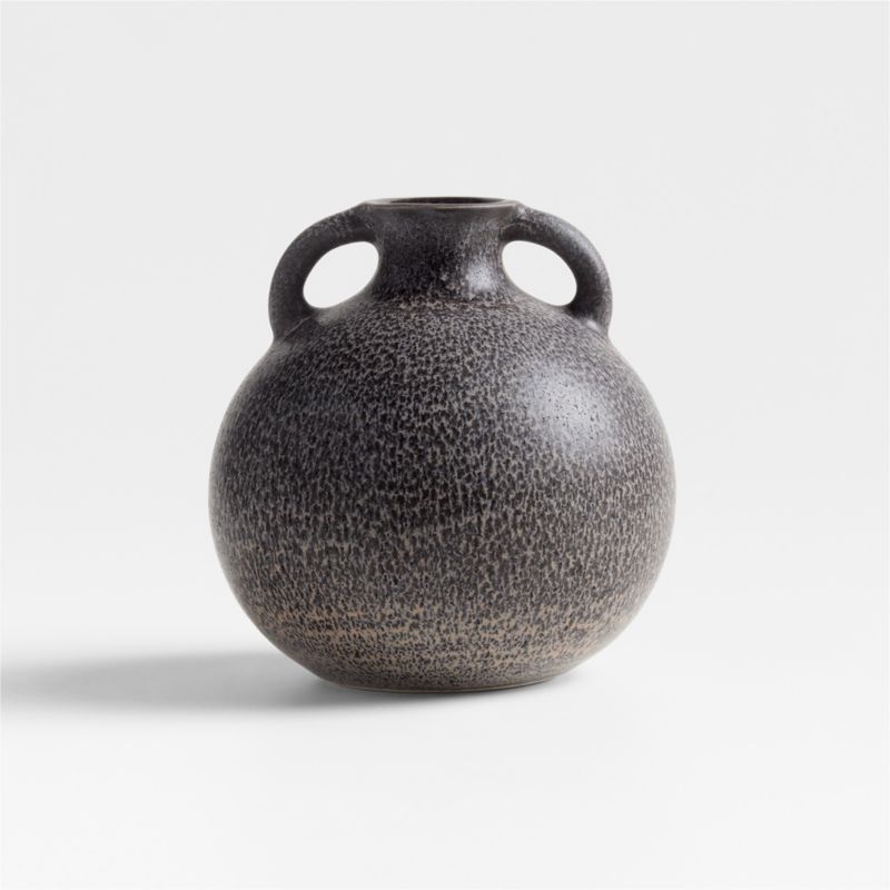 Arrondir Dark Brown Ceramic Vase 5" by Athena Calderone - image 4 of 6