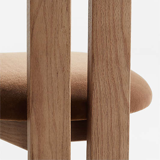 Ceremonie Dresden Brown Dining Chair by Athena Calderone