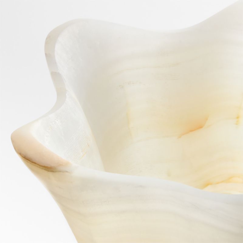 Fleurissant Warm White Onyx Table Lamp by Athena Calderone 9.9" - image 7 of 9