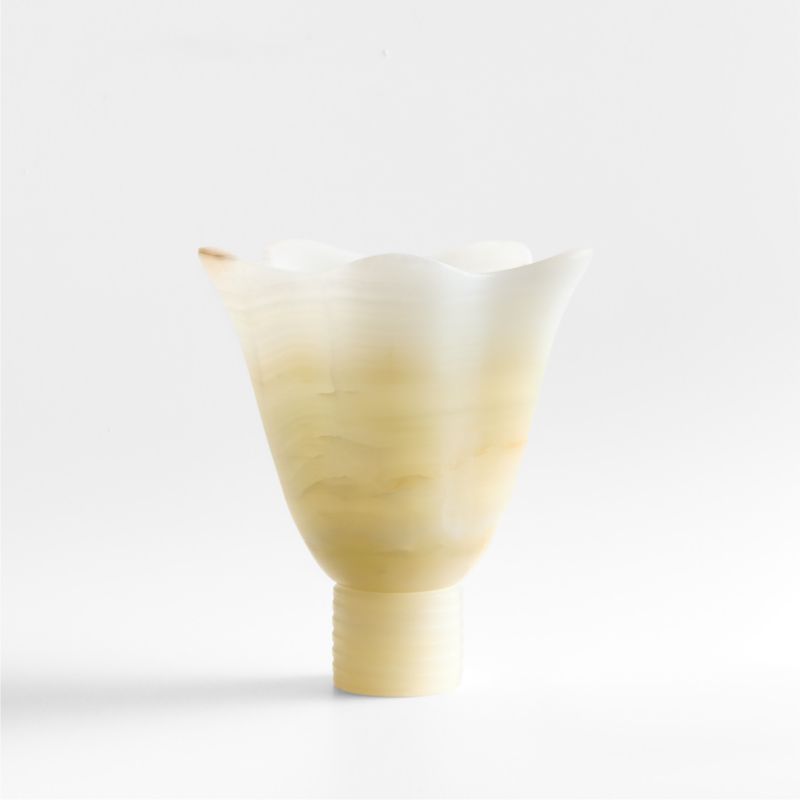 Fleurissant Warm White Onyx Table Lamp by Athena Calderone 9.9" - image 5 of 9