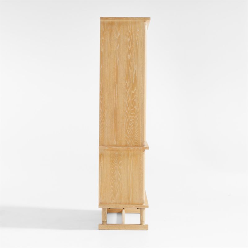 Honore Natural Oak Wood Tall Storage Cabinet by Athena Calderone - image 7 of 11