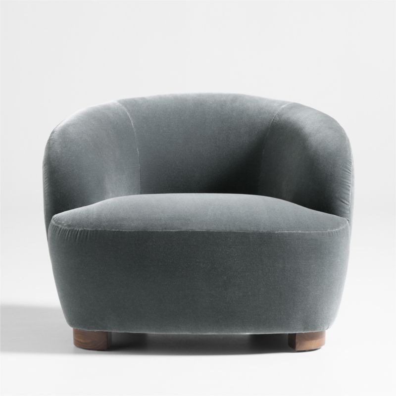 Le Marché Blue Accent Chair by Athena Calderone - image 3 of 7