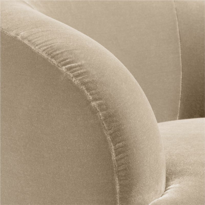 Le Marché Taupe Accent Chair by Athena Calderone - image 7 of 8