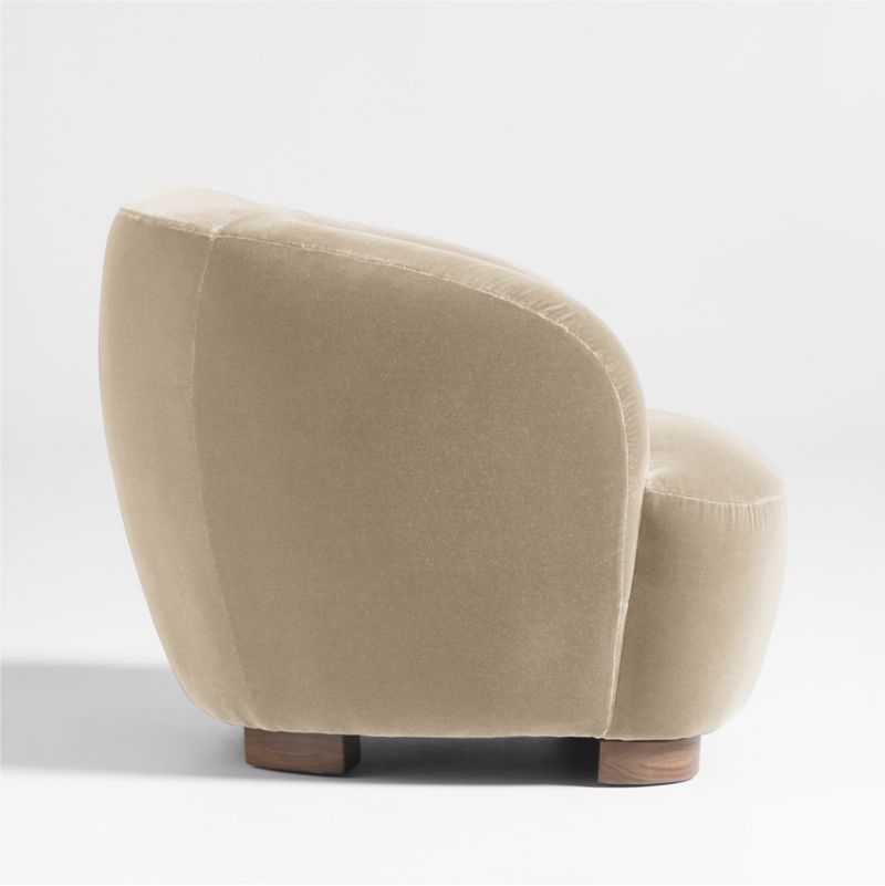 Le Marché Taupe Accent Chair by Athena Calderone - image 5 of 8