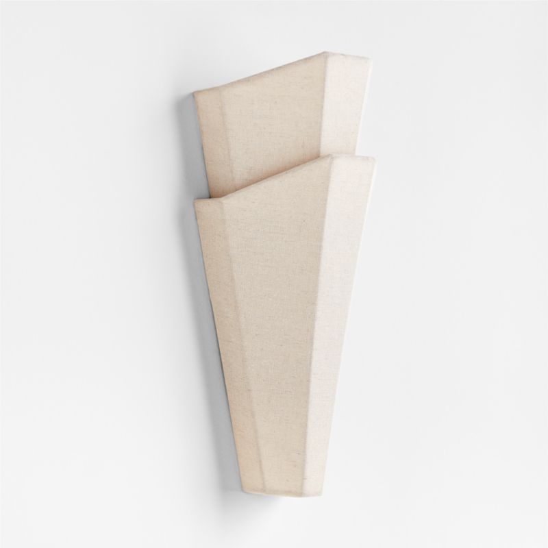 Memoria Linen Fabric Wall Sconce Light by Athena Calderone - image 6 of 8