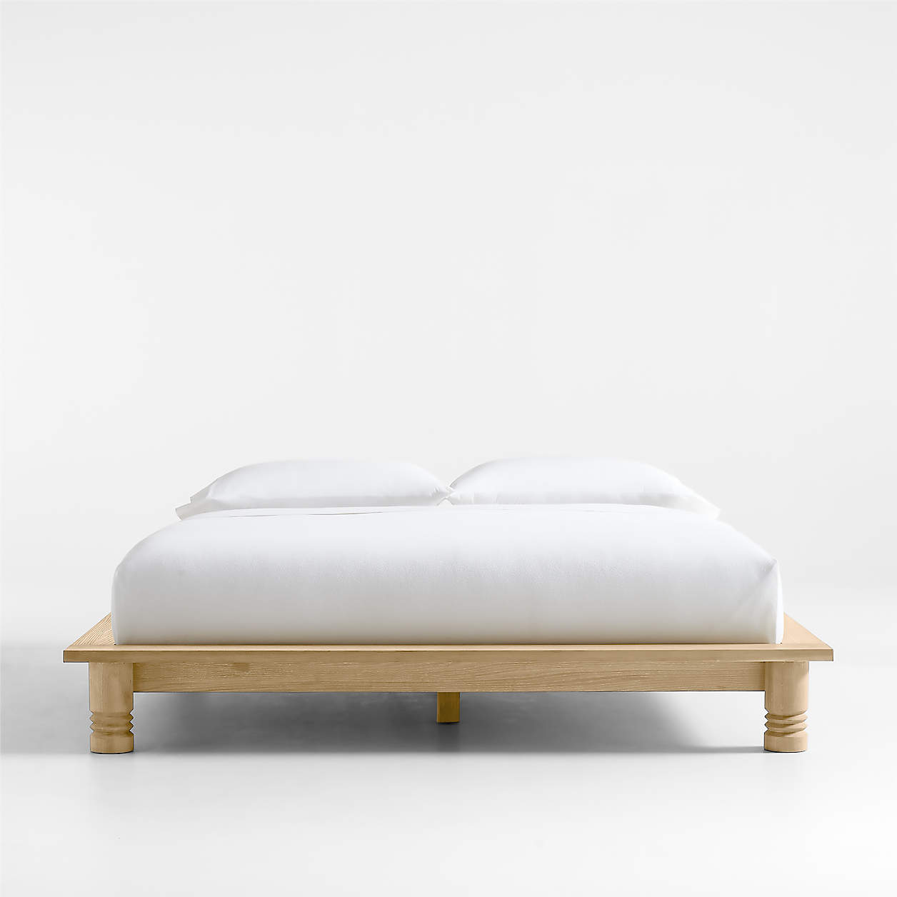 Revival Oak Wood Platform King Bed By Athena Calderone + Reviews ...