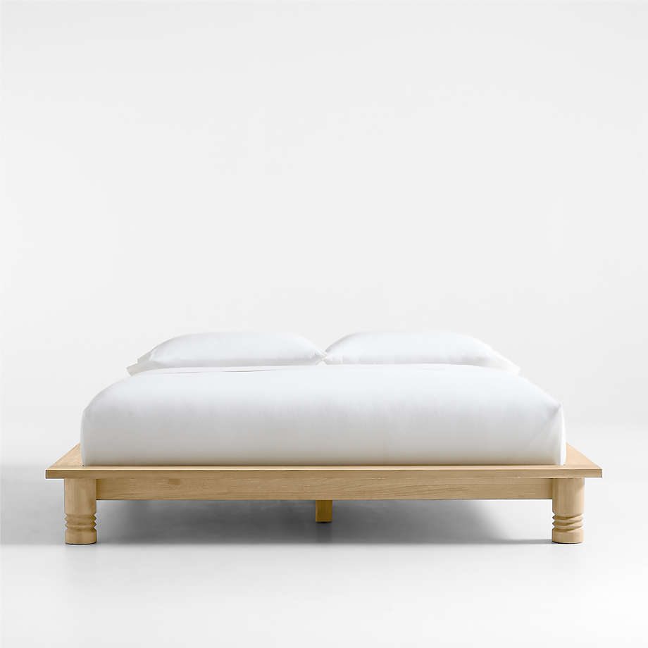 Revival Oak Wood Platform King Bed by Athena Calderone + Reviews