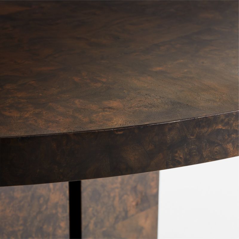 Rituelle 54" Burl Wood Round Dining Table by Athena Calderone - image 8 of 9