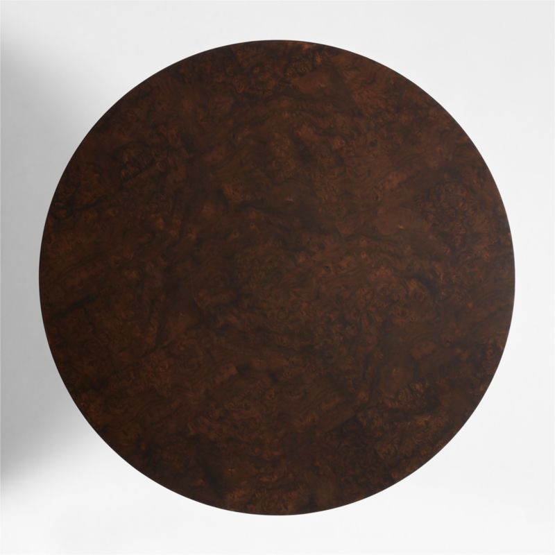 Rituelle 54" Burl Wood Round Dining Table by Athena Calderone - image 7 of 9