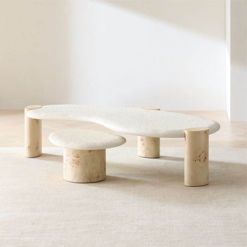 Sassolino Burl Wood Nesting Tables by Athena Calderone - image 10 of 21