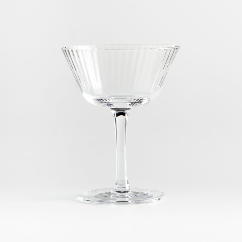 A Coste Optic Coupe Glass by Athena Calderone