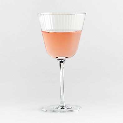 View A Coste Tall Optic Wine Glass by Athena Calderone details