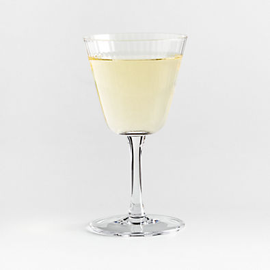 View A Coste 7-Oz. Short Optic Wine Glass by Athena Calderone details