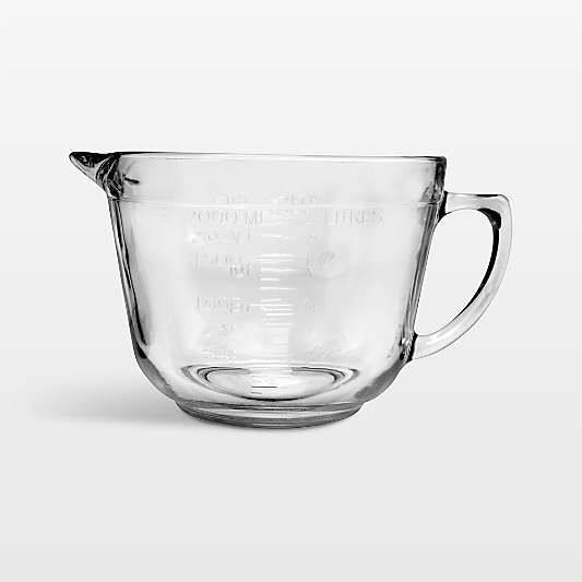 Anchor Hocking 2 Quart Glass Batter Bowl