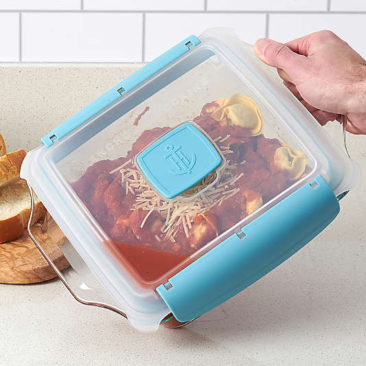 Anchor Hocking 8" Glass Cake Dish with TrueLock Lid