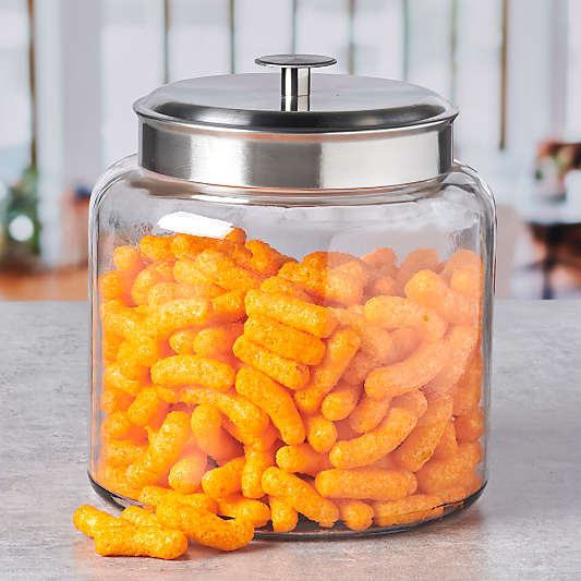 Anchor Hocking 1.5-Gallon Montana Glass Jar with Brushed Aluminum Lid