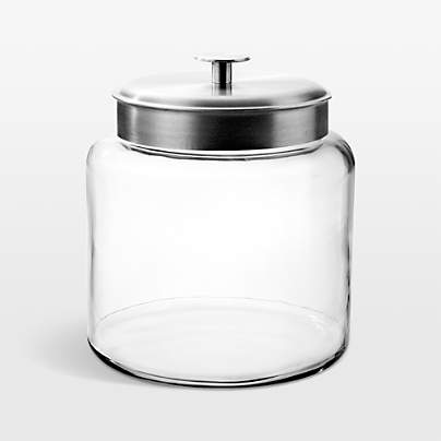 Anchor Hocking 1.5-Gallon Montana Glass Jar with Brushed Aluminum Lid