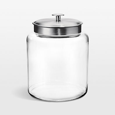 View Anchor Hocking 2-Gallon Montana Glass Jar with Brushed Aluminum Lid details
