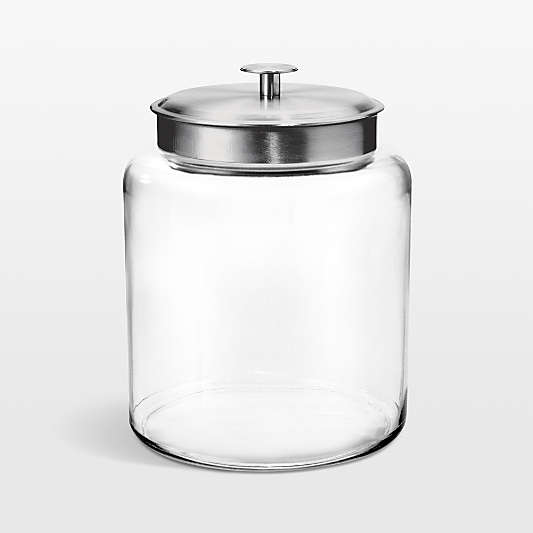 Anchor Hocking 2-Gallon Montana Glass Jar with Brushed Aluminum Lid