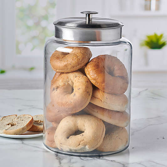 Anchor Hocking 2.5-Gallon Montana Glass Jar with Brushed Aluminum Lid