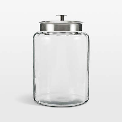Anchor Hocking 2.5-Gallon Montana Glass Jar with Brushed Aluminum Lid