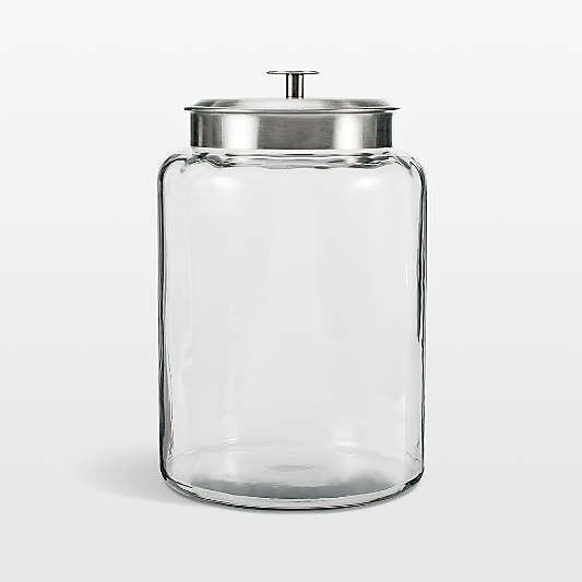 Anchor Hocking 2.5-Gallon Montana Glass Jar with Brushed Aluminum Lid