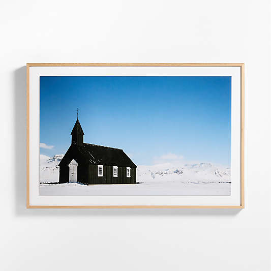 "Budir, Iceland" by Wesley and Emma Teague 60" x 40" Framed Photography Print
