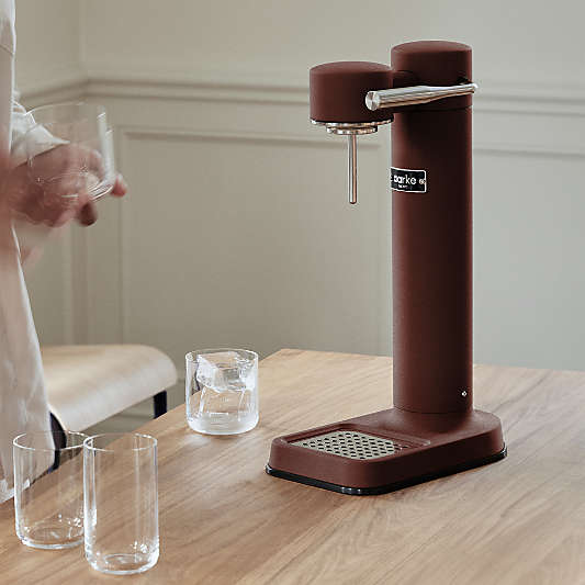 Aarke Carbonator III Matte Burgundy Sparkling Water Maker