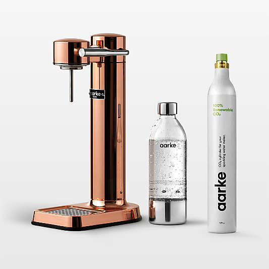 Aarke Carbonator III Copper Sparkling Water Maker with CO2 Canister